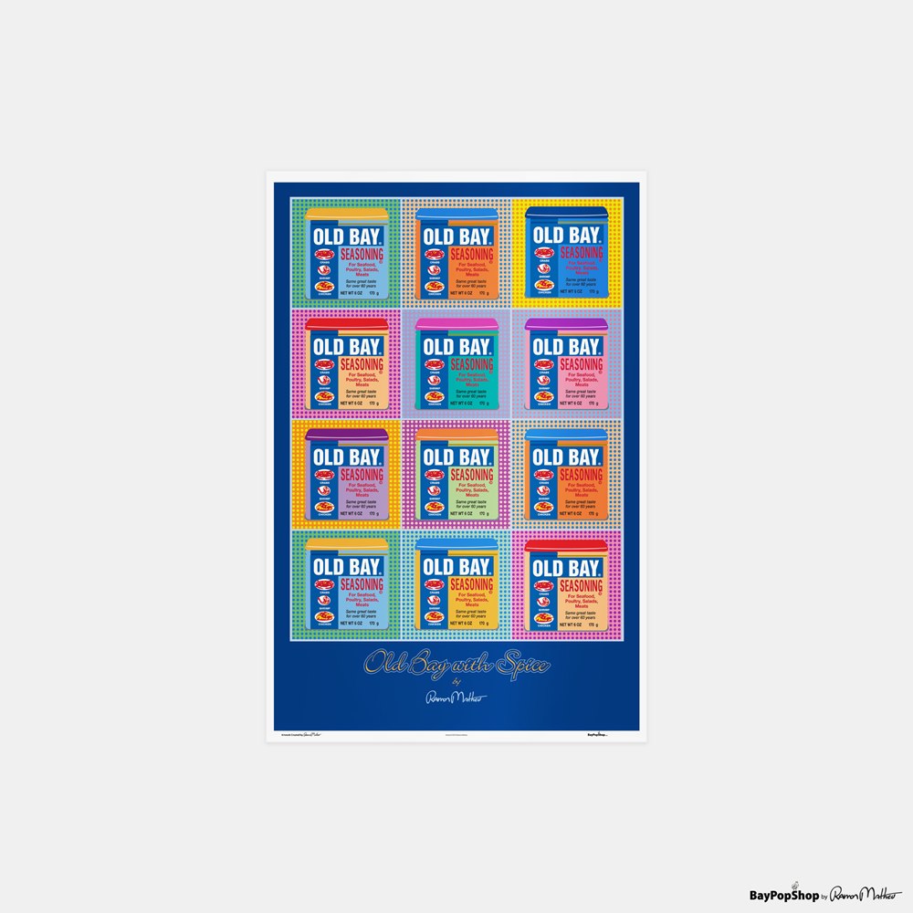 "Old Bay With Spice" Open Edition Art Print by Ramon Matheu