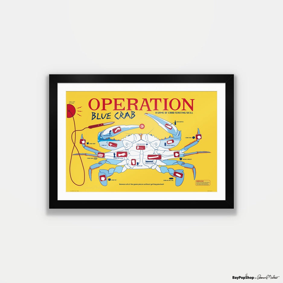 "Operation Crab Game" Open Edition Art Print by Ramon Matheu