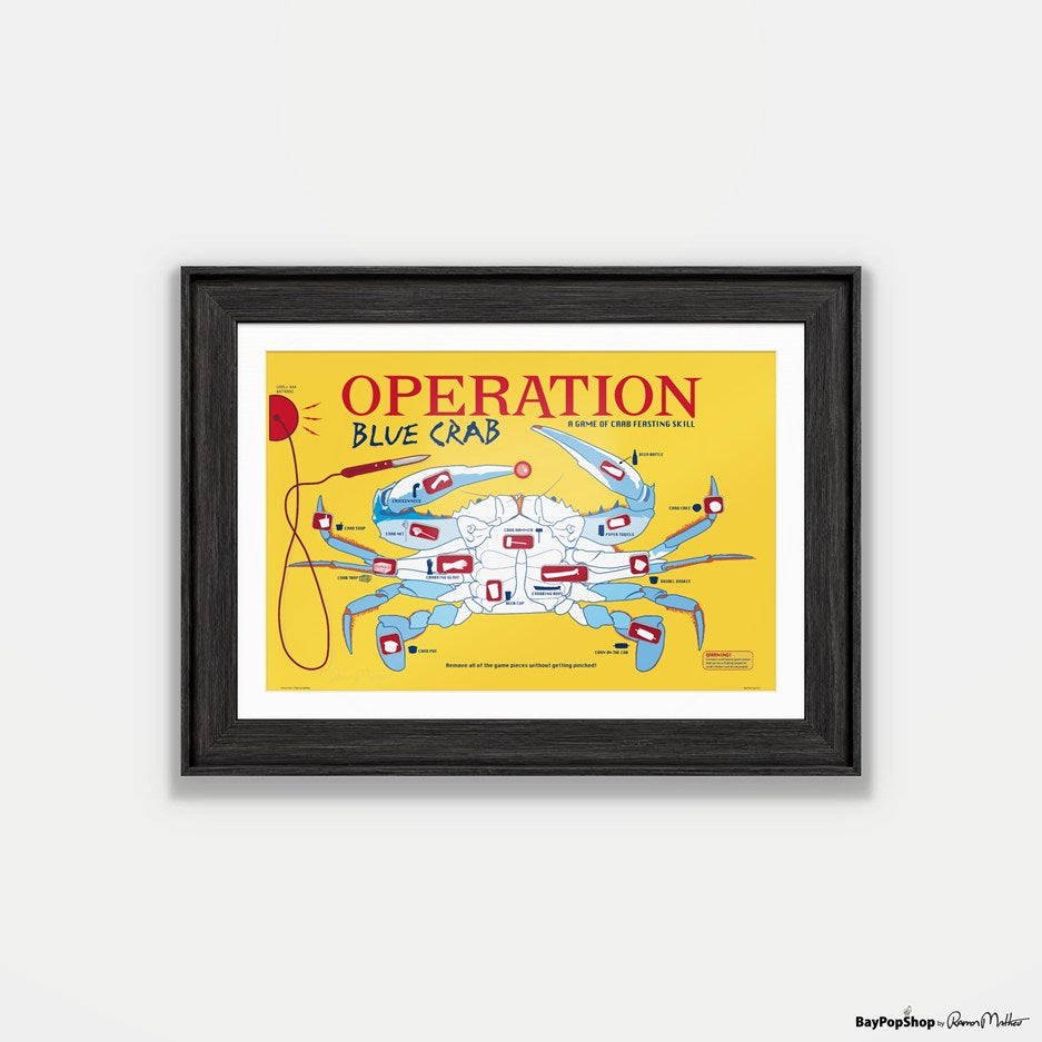 "Operation Crab Game" Open Edition Art Print by Ramon Matheu