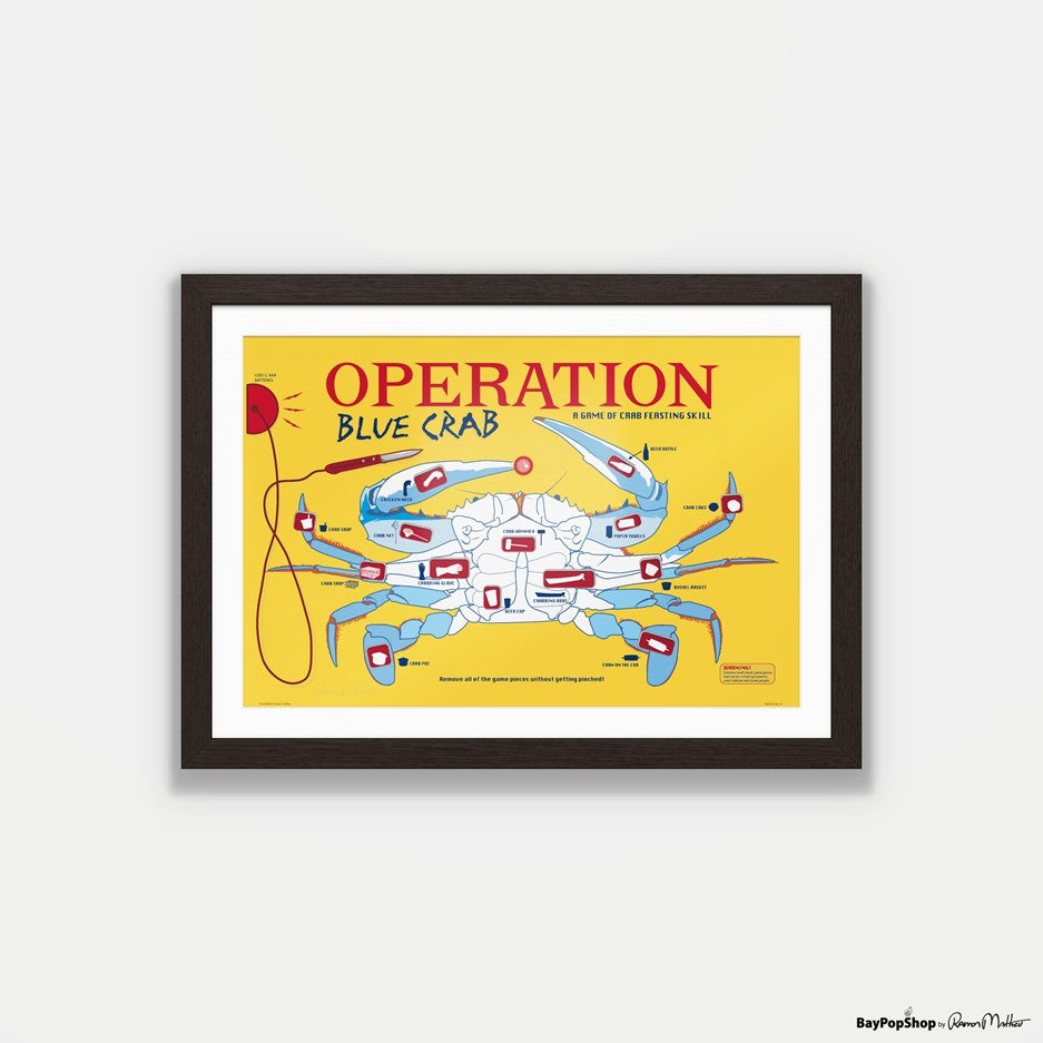 "Operation Crab Game" Open Edition Art Print by Ramon Matheu