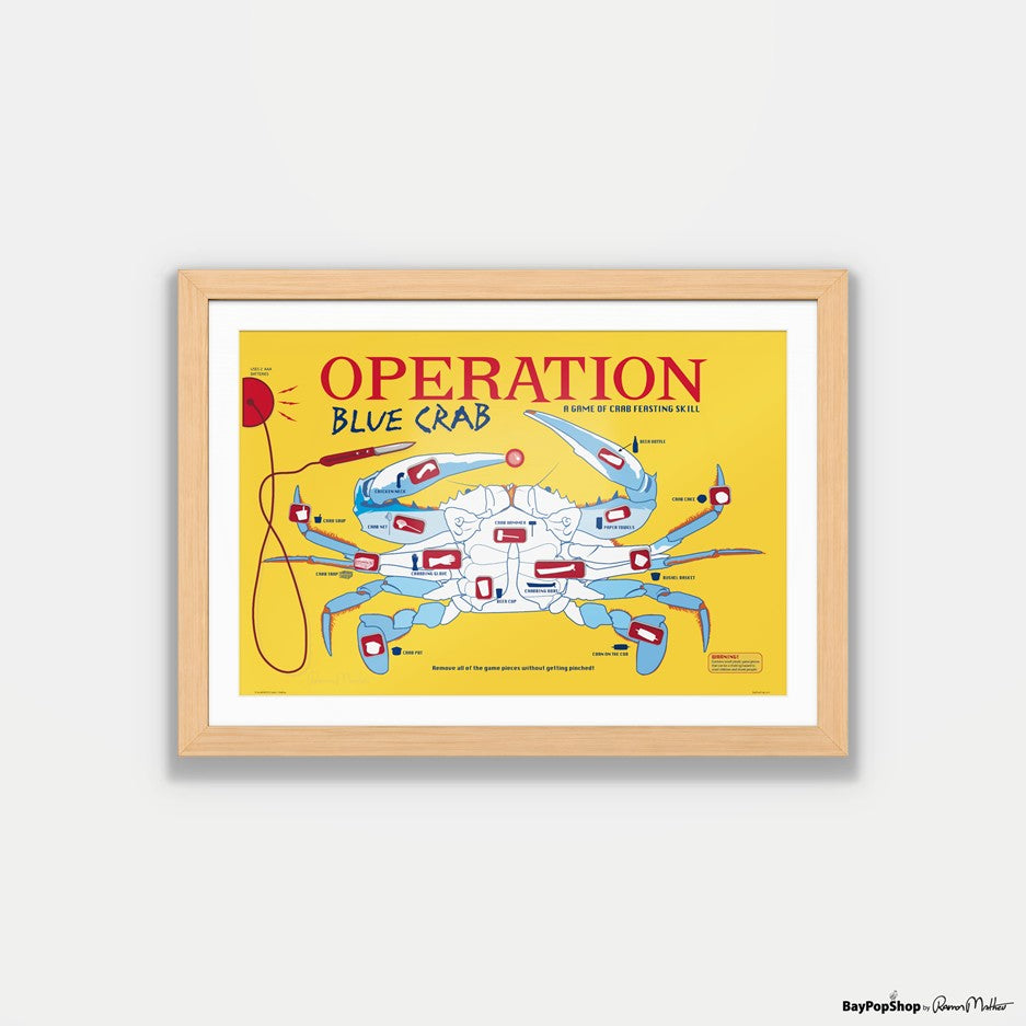 "Operation Crab Game" Open Edition Art Print by Ramon Matheu