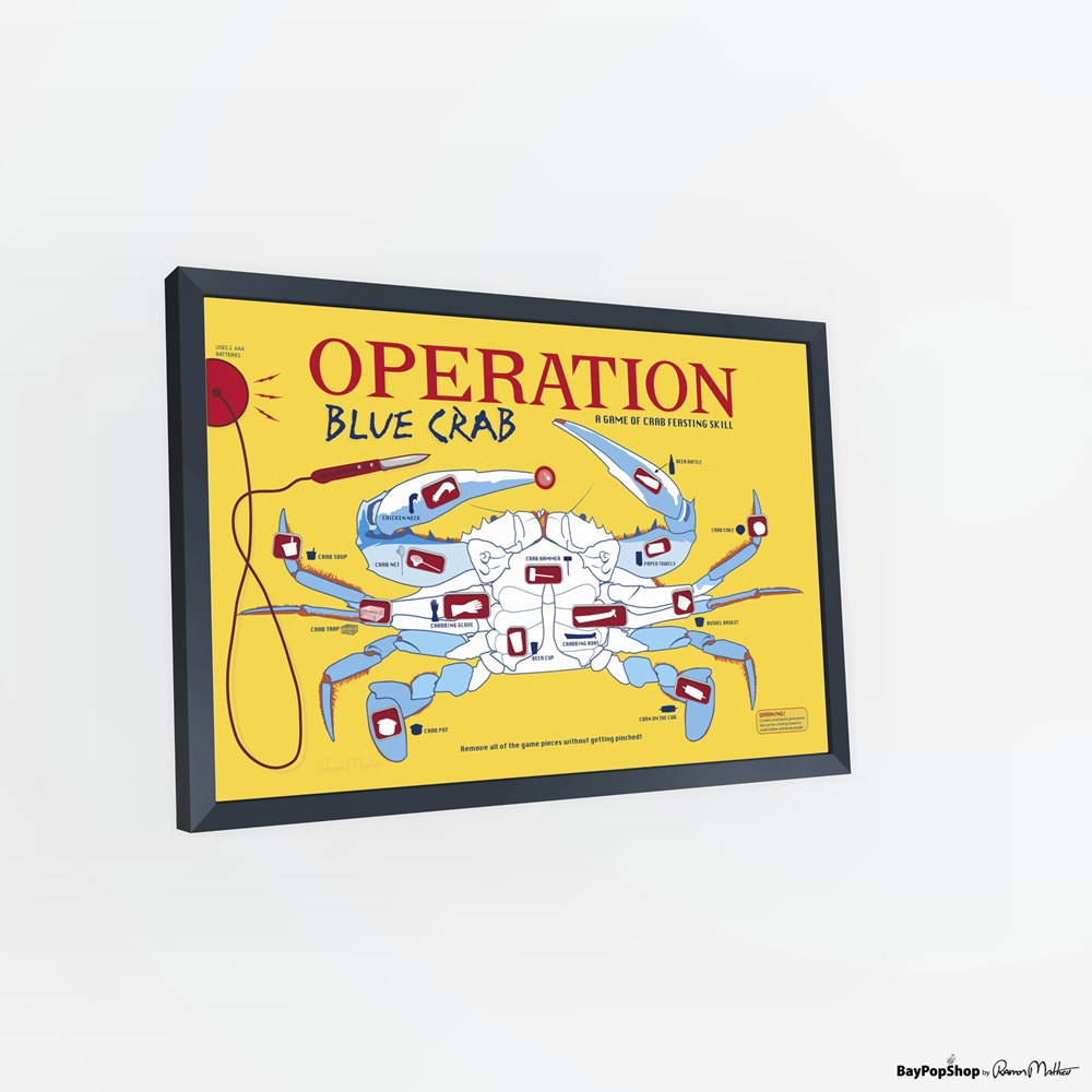 "Operation Crab Game" Open Edition Art Print by Ramon Matheu
