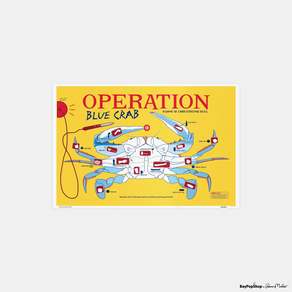 "Operation Crab Game" Open Edition Art Print by Ramon Matheu