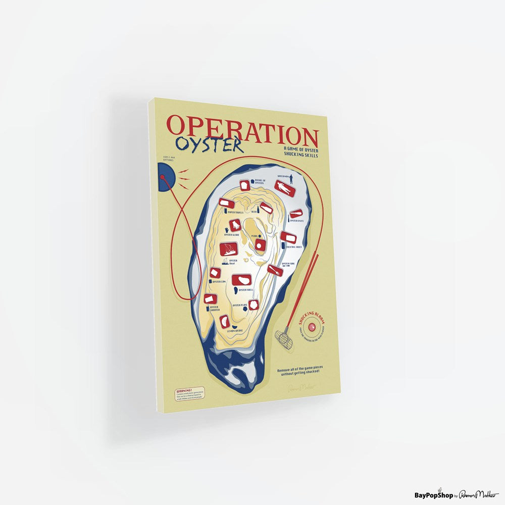 "Operation Oyster Game" Open Edition Art Print by Ramon Matheu