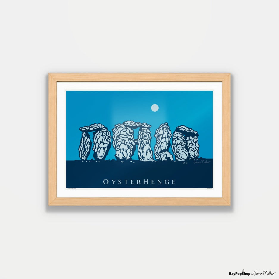 "Oyster Henge" Open Edition Art Print by Ramon Matheu