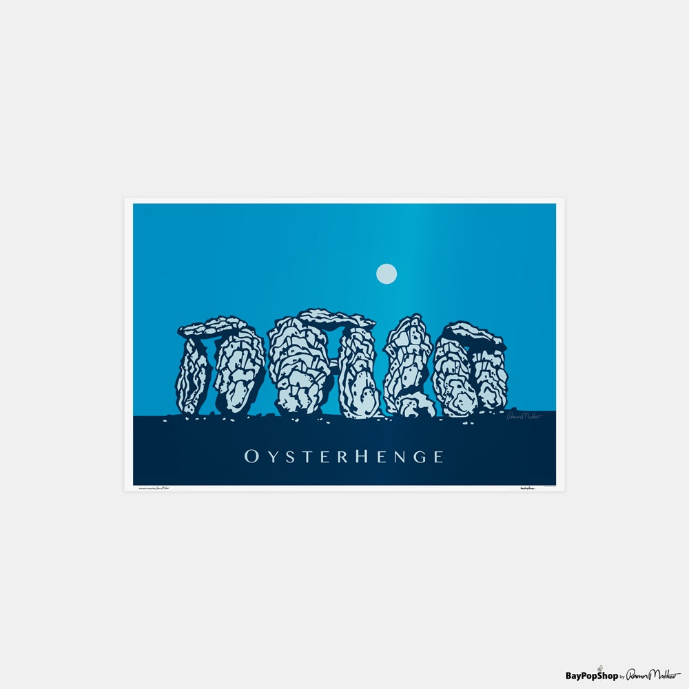 "Oyster Henge" Open Edition Art Print by Ramon Matheu