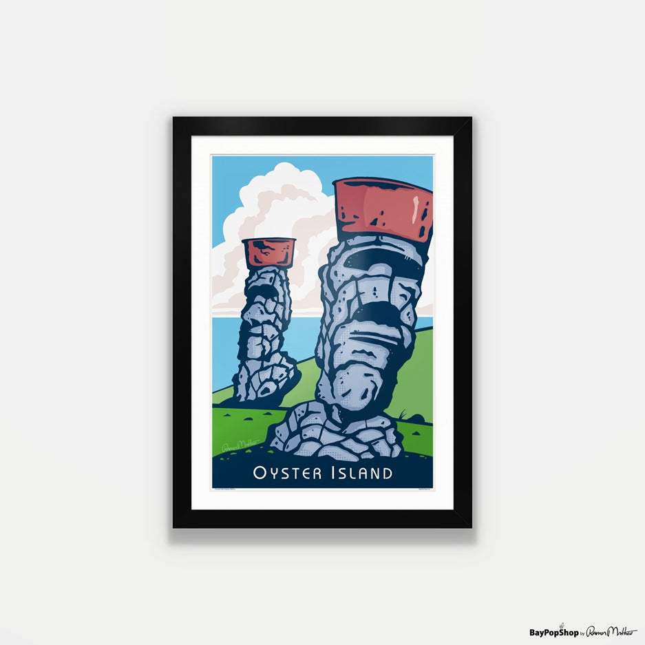 "Oyster Island" Open Edition Art Print by Ramon Matheu
