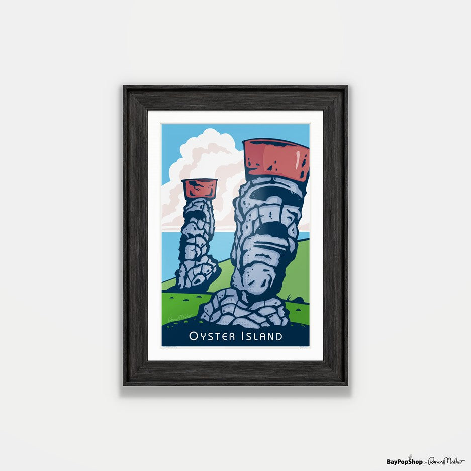 "Oyster Island" Open Edition Art Print by Ramon Matheu