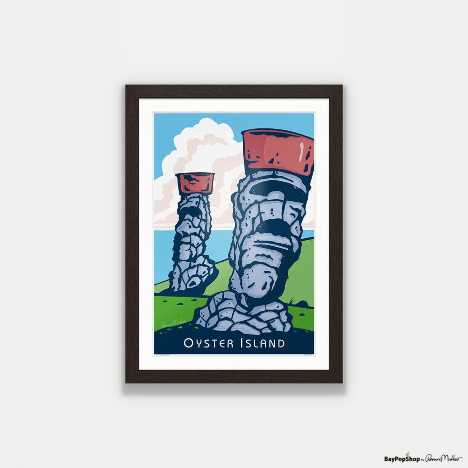 "Oyster Island" Open Edition Art Print by Ramon Matheu