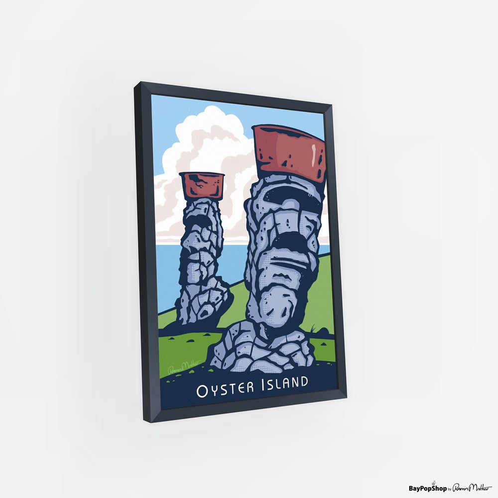 "Oyster Island" Open Edition Art Print by Ramon Matheu