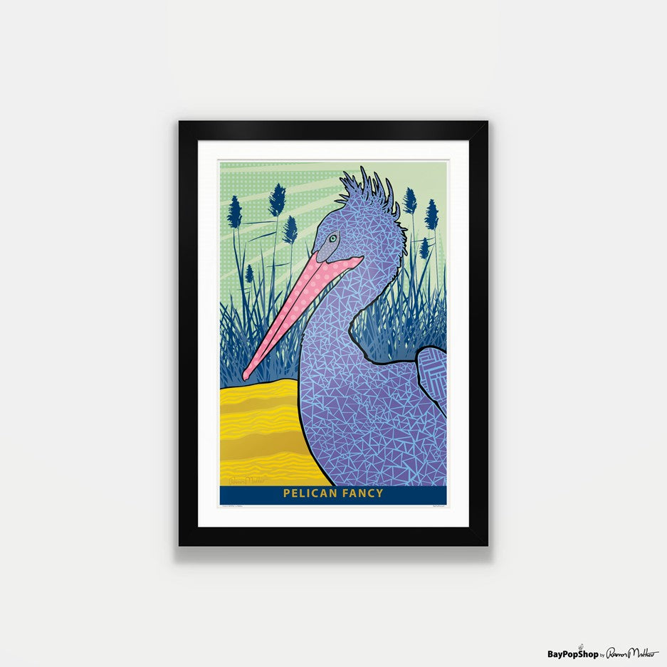 "Pelican Fancy" Open Edition Art Print by Ramon Matheu