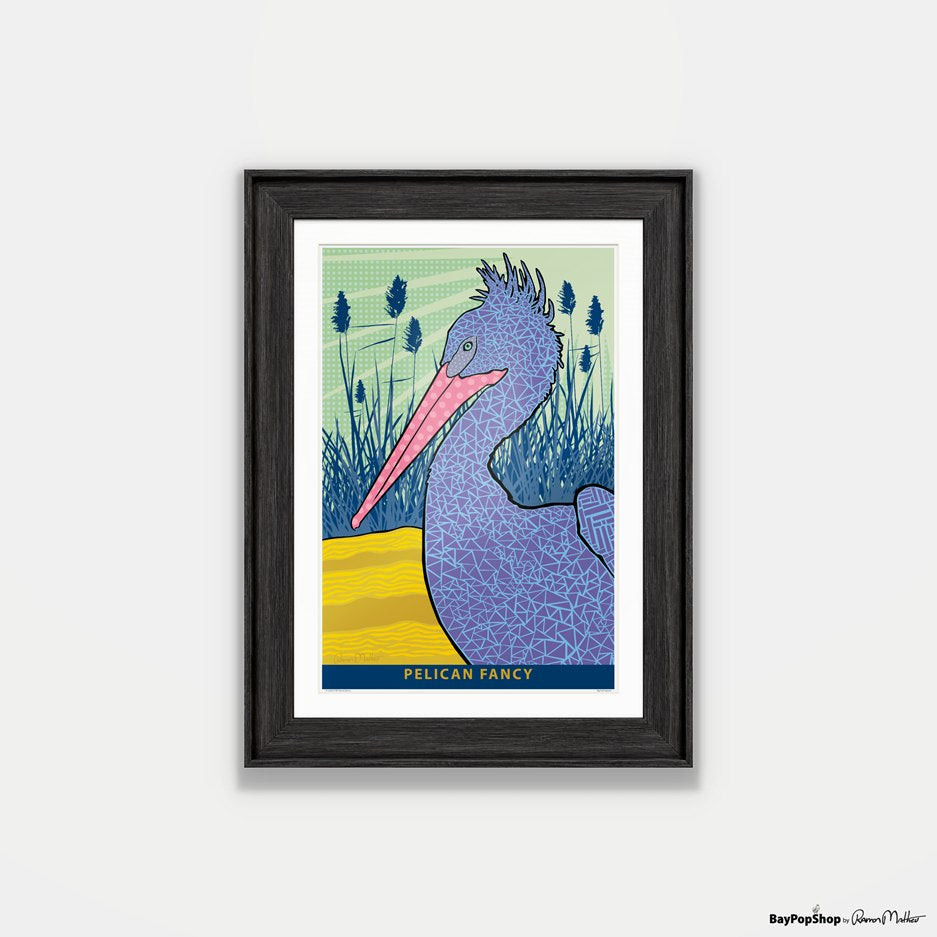 "Pelican Fancy" Open Edition Art Print by Ramon Matheu