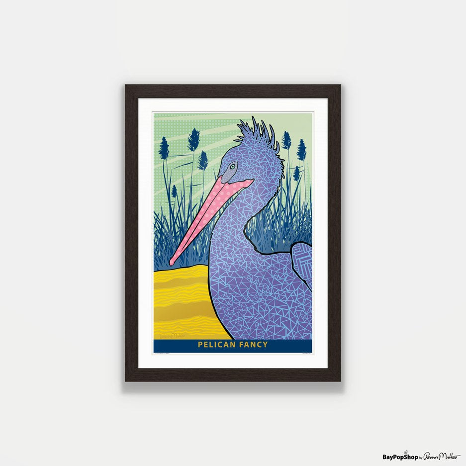 "Pelican Fancy" Open Edition Art Print by Ramon Matheu