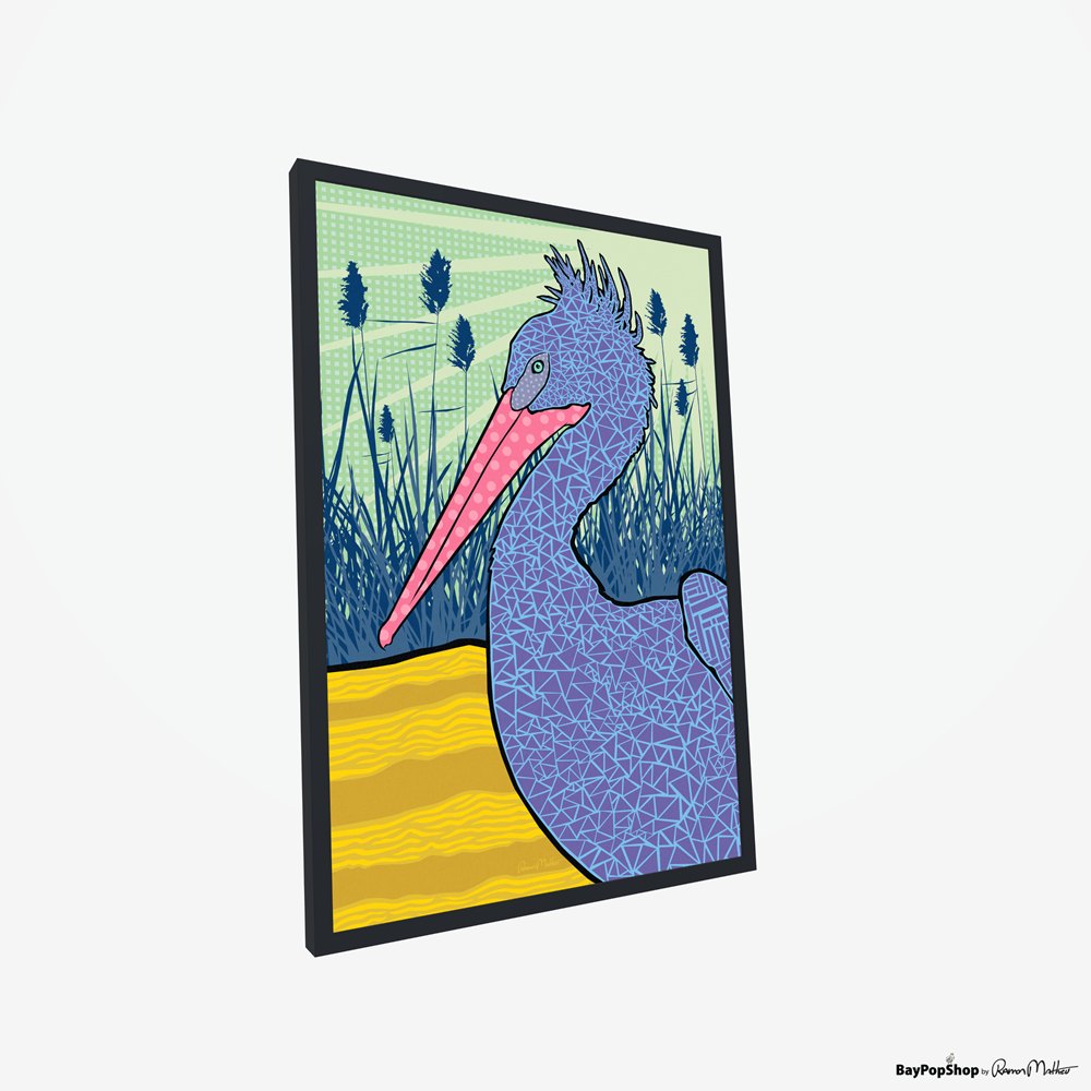 "Pelican Fancy" Open Edition Art Print by Ramon Matheu