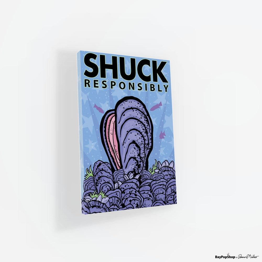 "Shuck Responsibly" Open Edition Art Print by Ramon Matheu