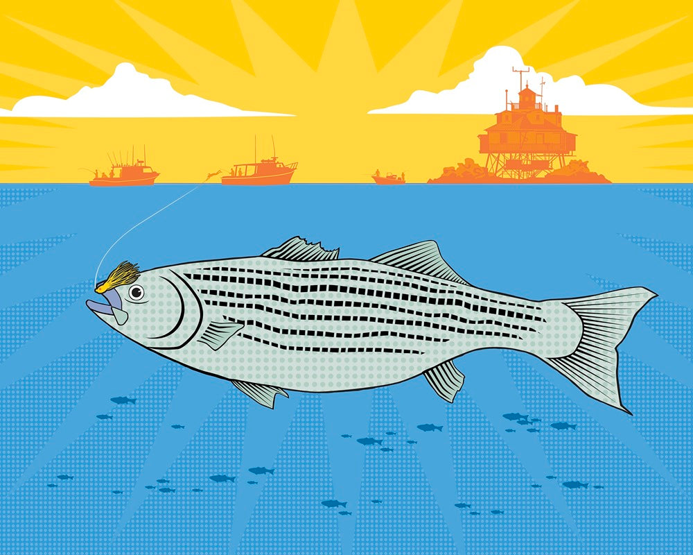 "Striper Town" Limited Edition Art Print by Ramon Matheu