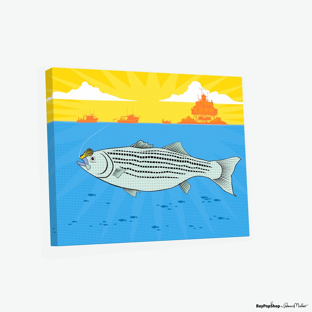 "Striper Town" Limited Edition Art Print by Ramon Matheu