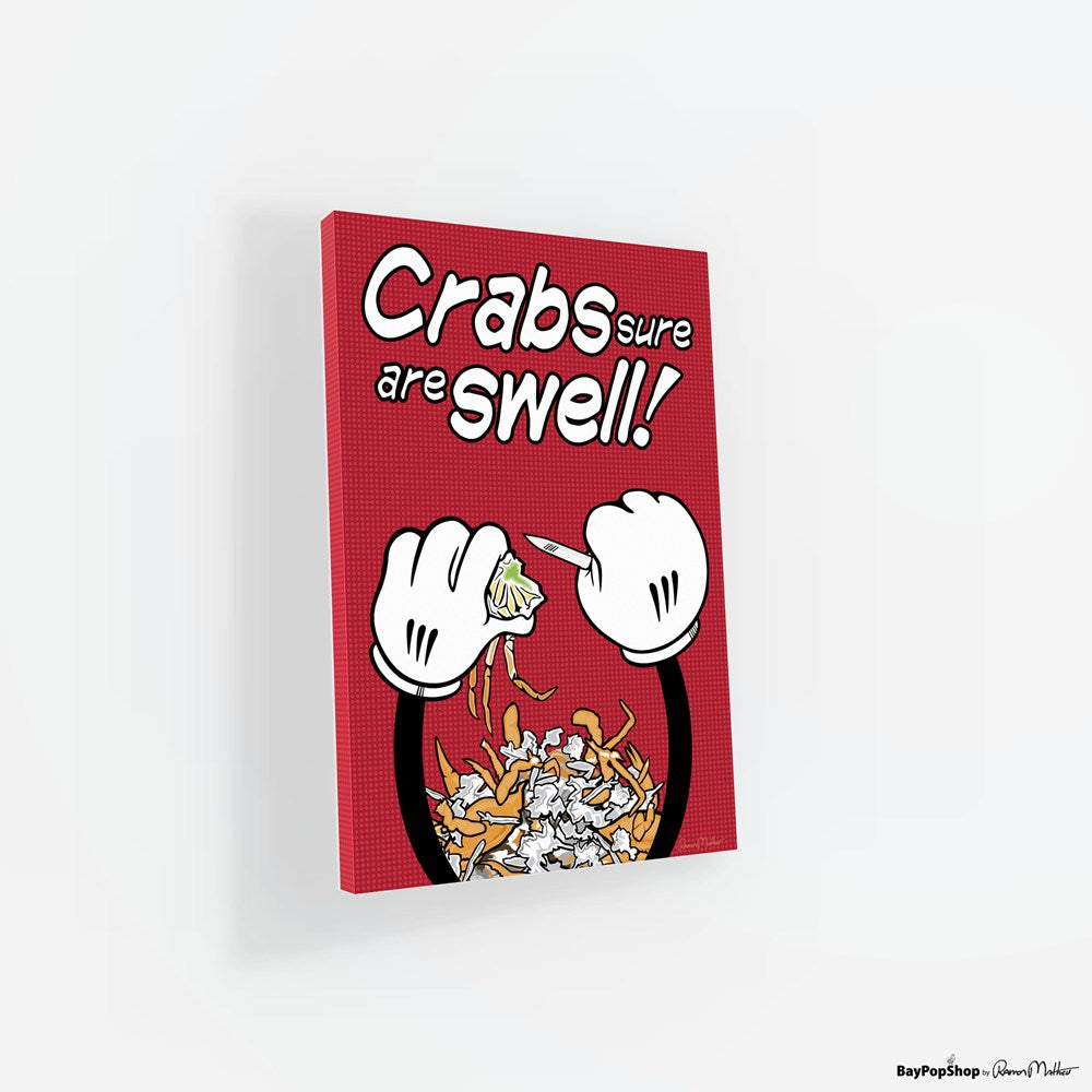 "Crabs Are Swell" Open Edition Art Print by Ramon Matheu