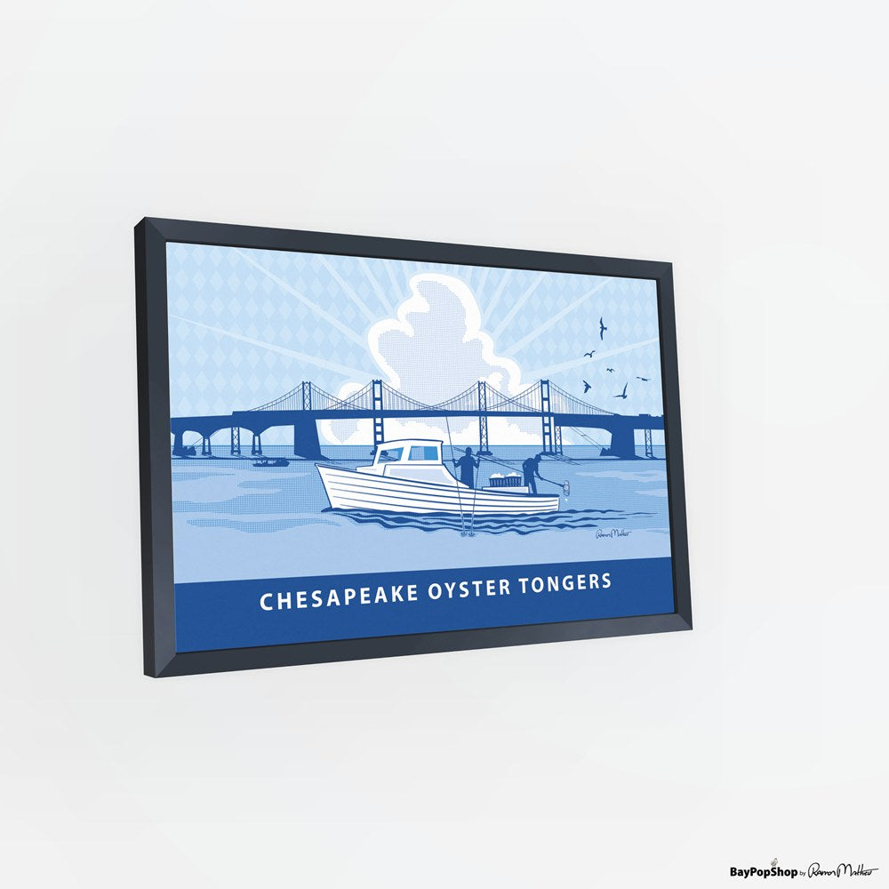 "Oyster Tongers" Open Edition Art Print by Ramon Matheu