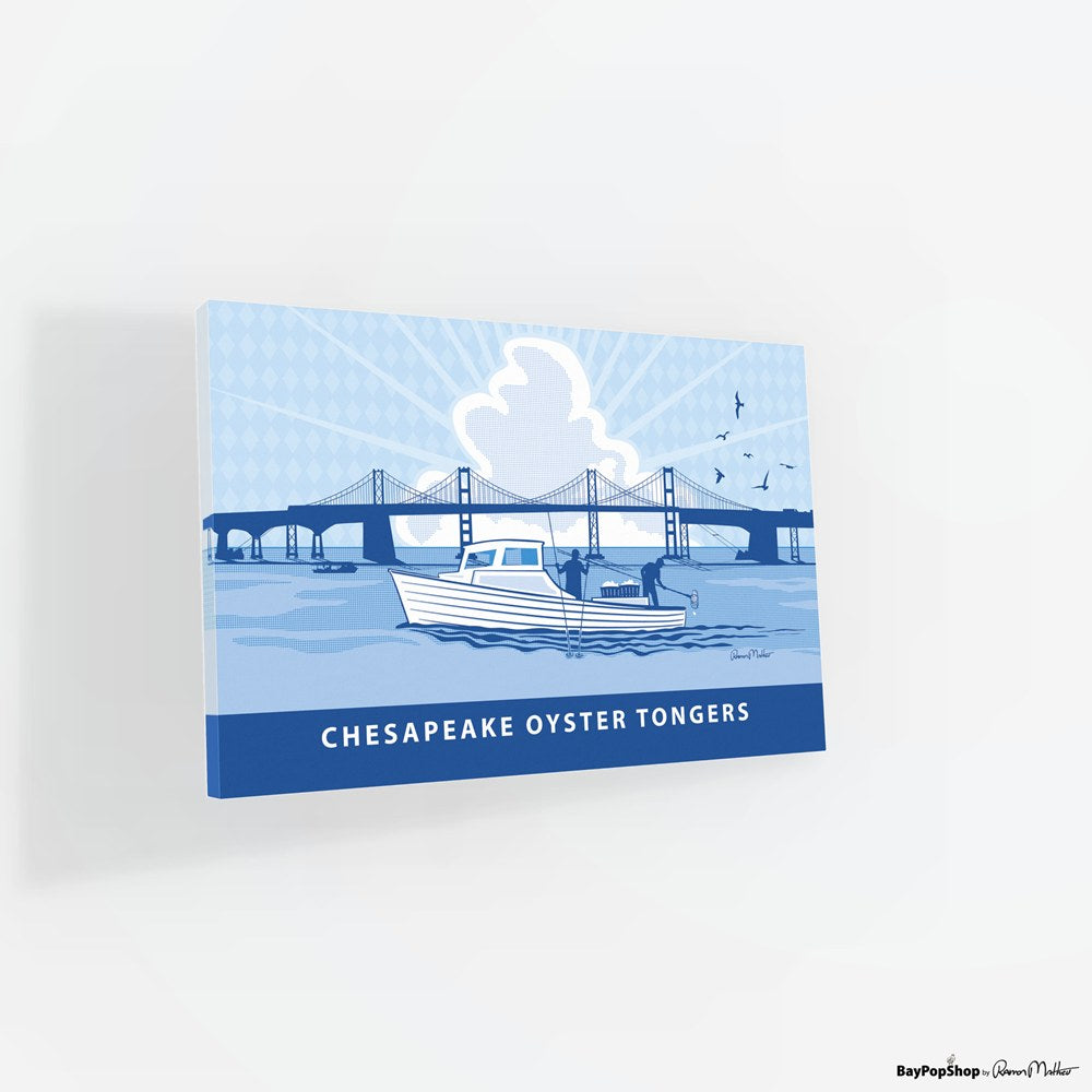 "Oyster Tongers" Open Edition Art Print by Ramon Matheu