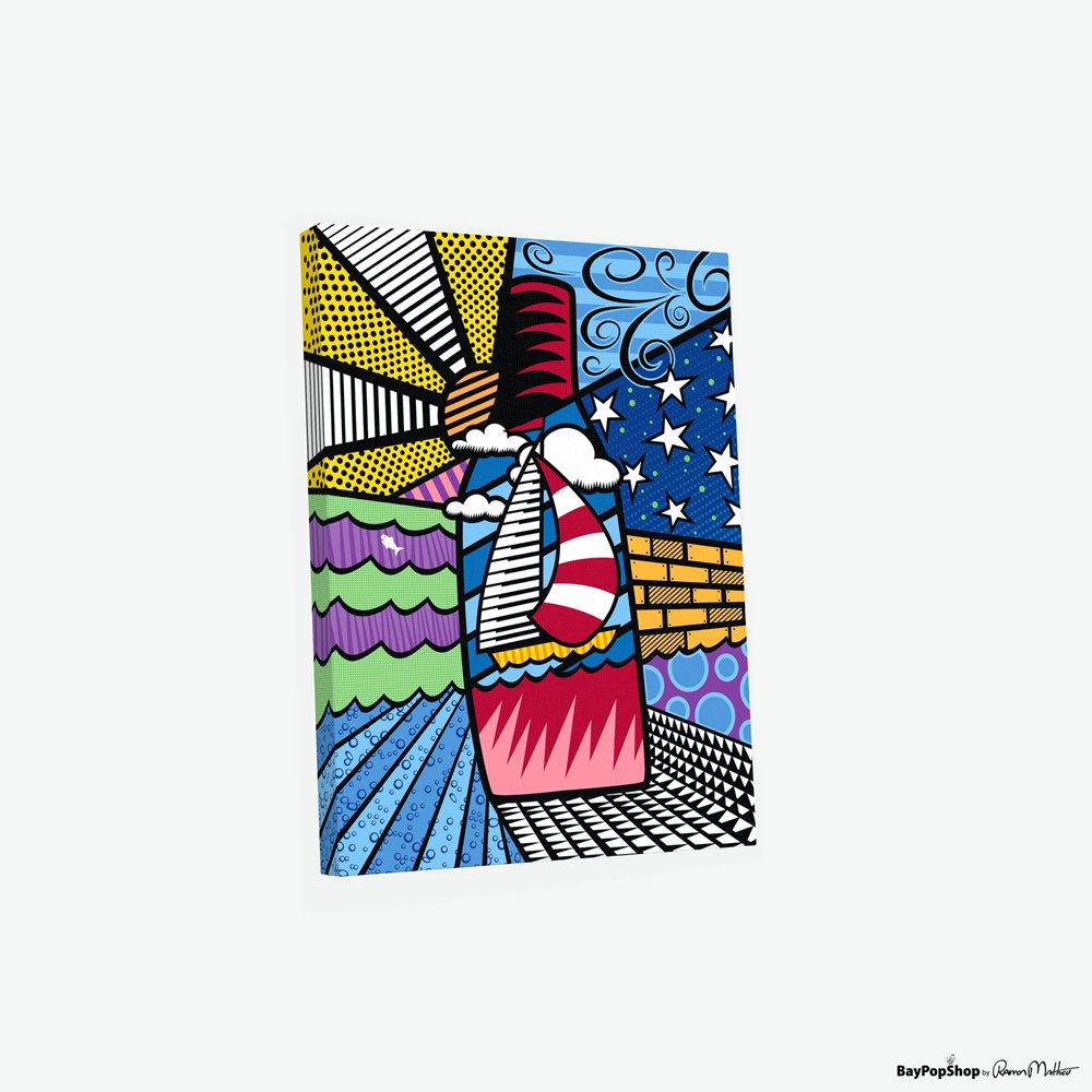 "Wind, Water, Wine" Limited Edition Art Print by Ramon Matheu