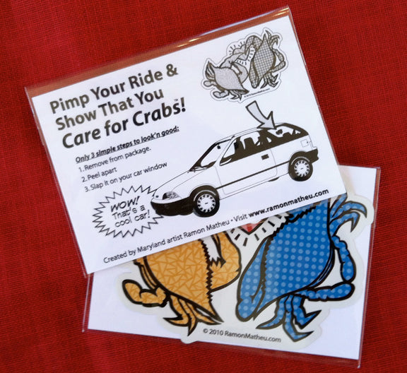 Care For Crabs Sticker