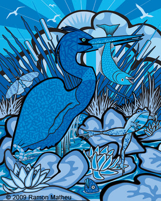 Heron Tranquility Blue