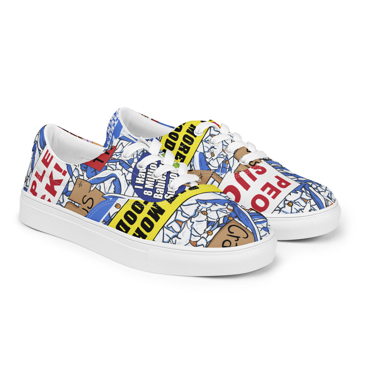 Men’s lace-up canvas shoes