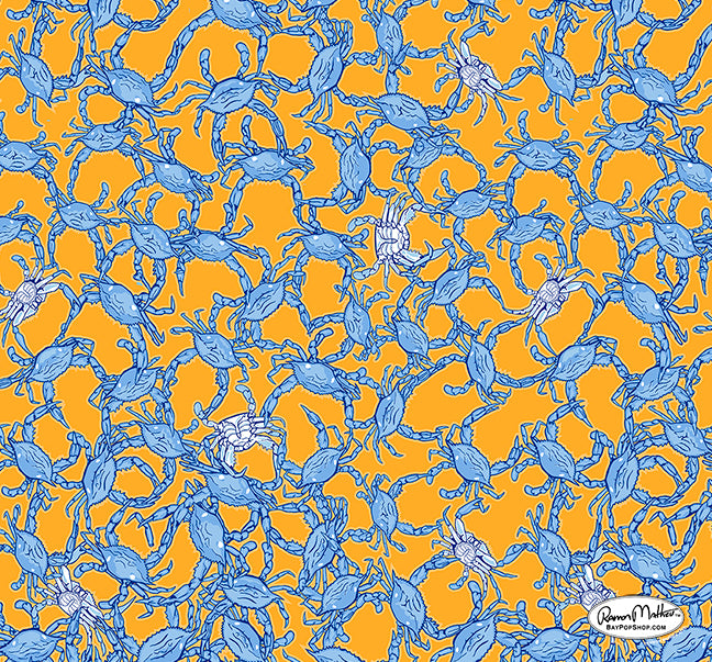 Bushel of Crabs Orange Neck Gaiter