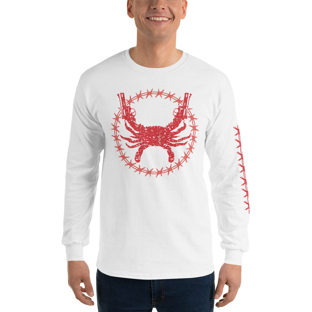 Protect Then Sleeve(Red Ink) Long Sleeve Shirt