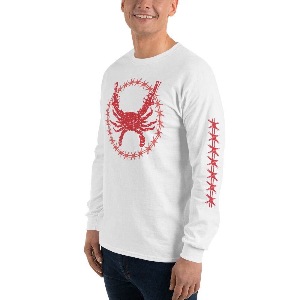 Protect Then Sleeve(Red Ink) Long Sleeve Shirt