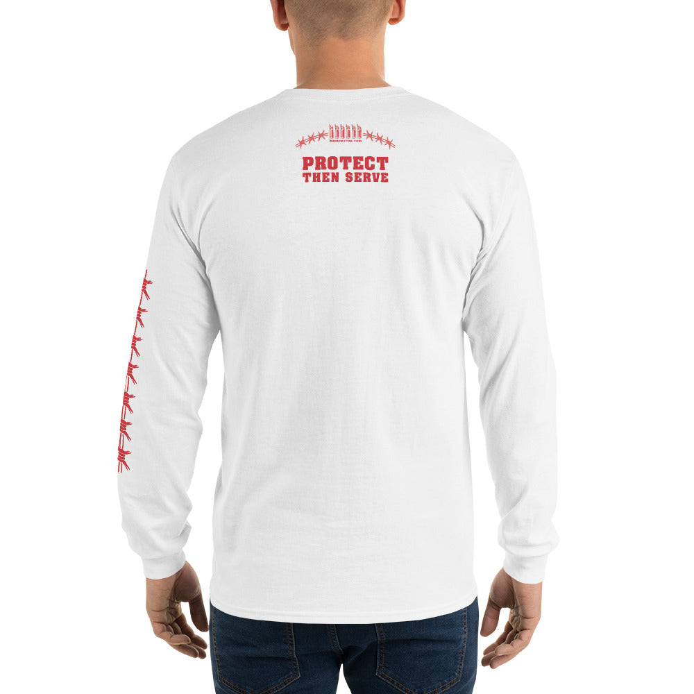 Protect Then Sleeve(Red Ink) Long Sleeve Shirt