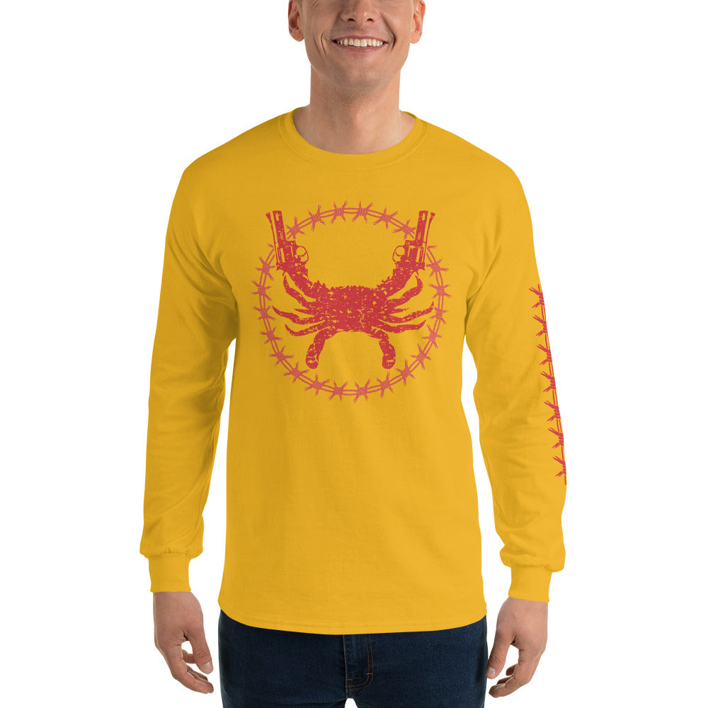 Protect Then Sleeve(Red Ink) Long Sleeve Shirt