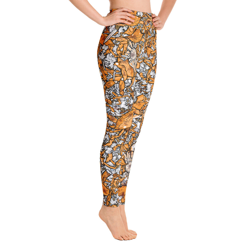 Picked Crab Yoga Leggings