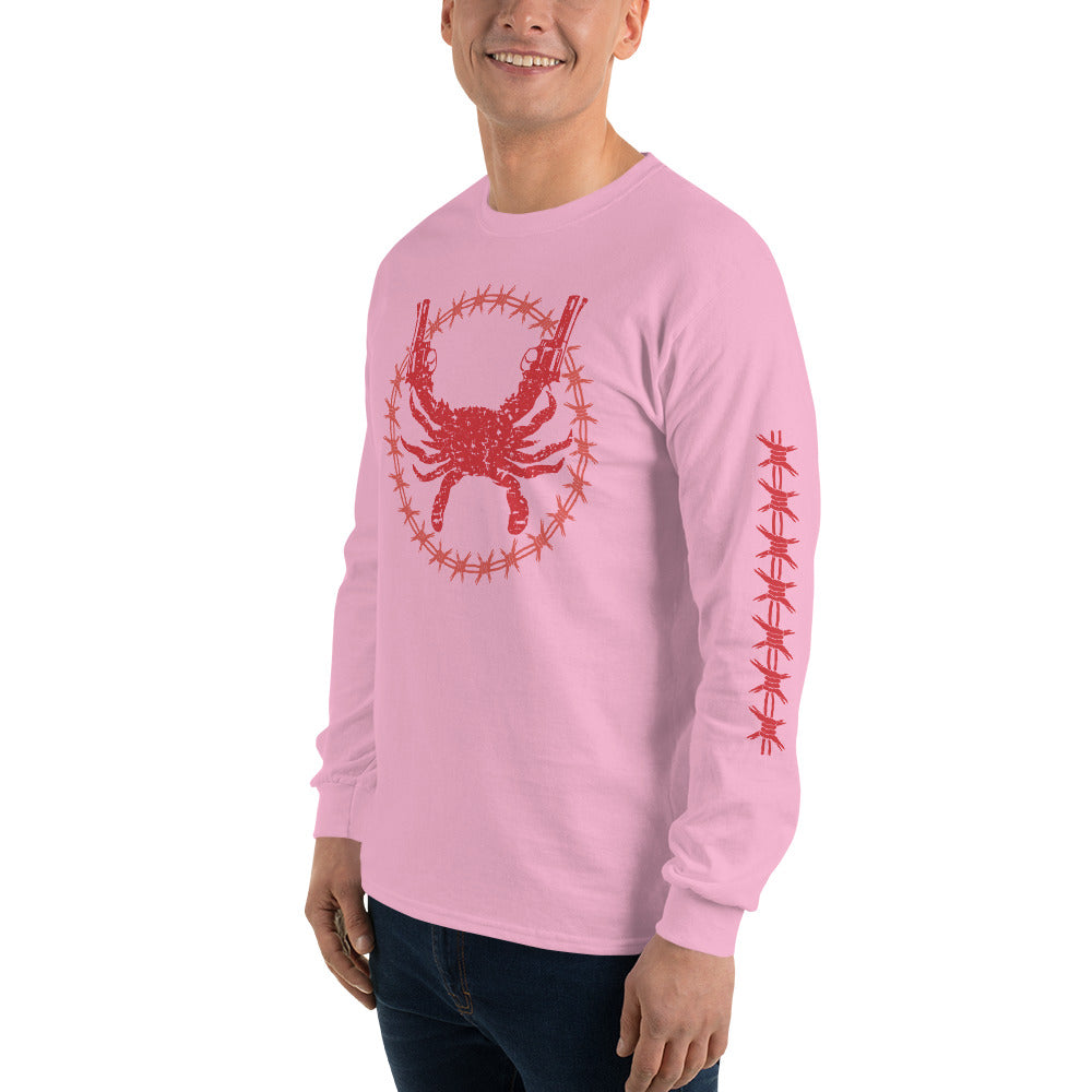 Protect Then Sleeve(Red Ink) Long Sleeve Shirt