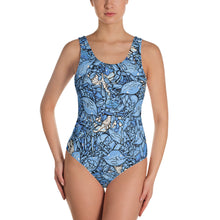 Live Blue Crab One-Piece Swimsuit