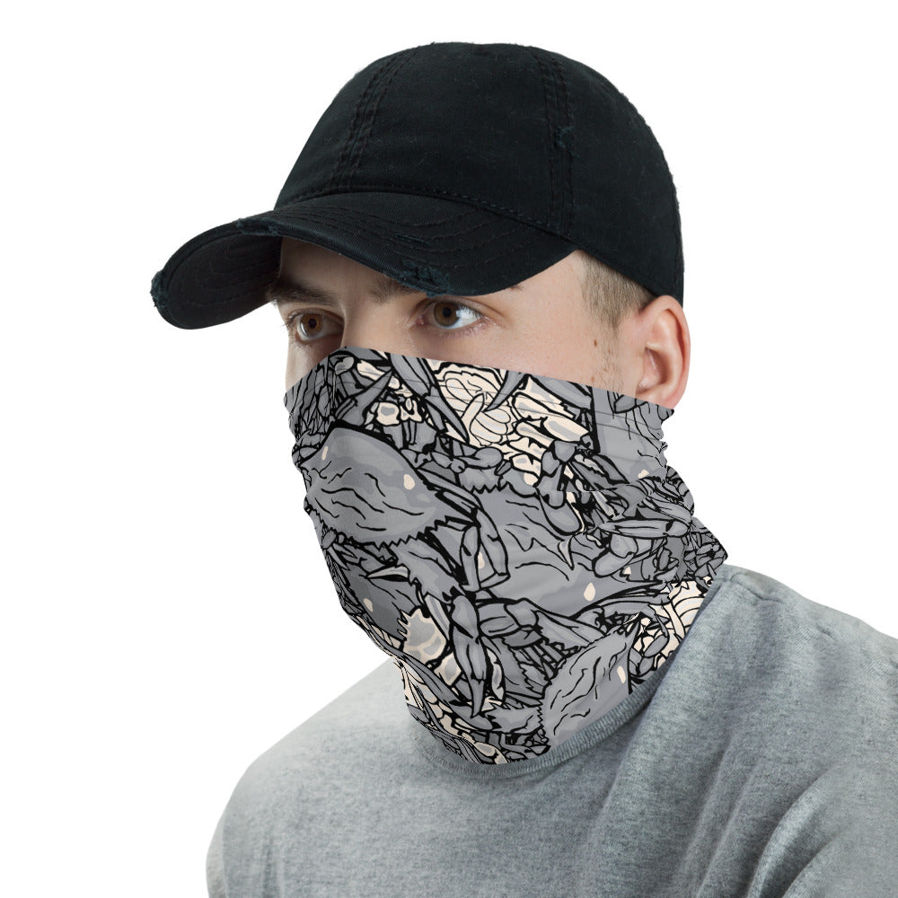 Grey Crab Neck Gaiter