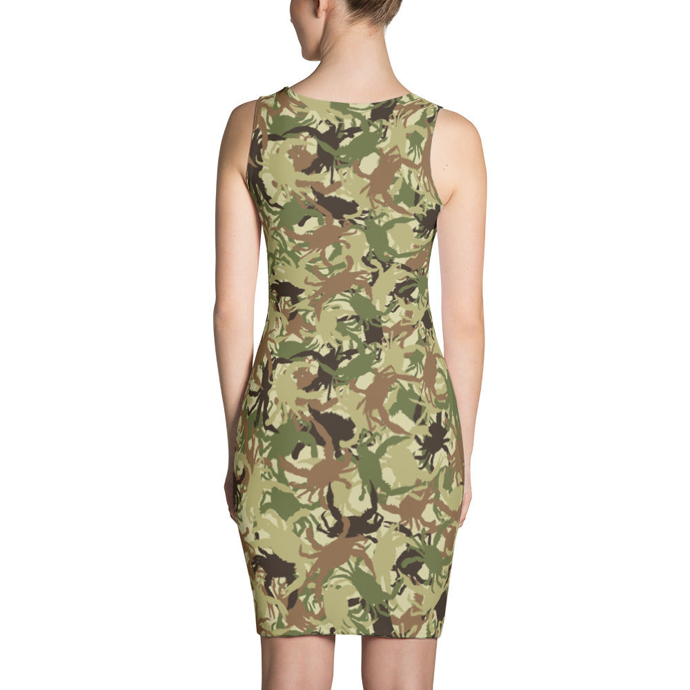 Green Crab Camo Dress