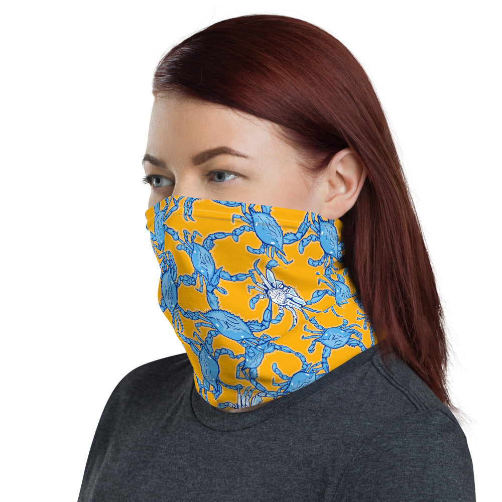 Bushel of Crabs Orange Neck Gaiter
