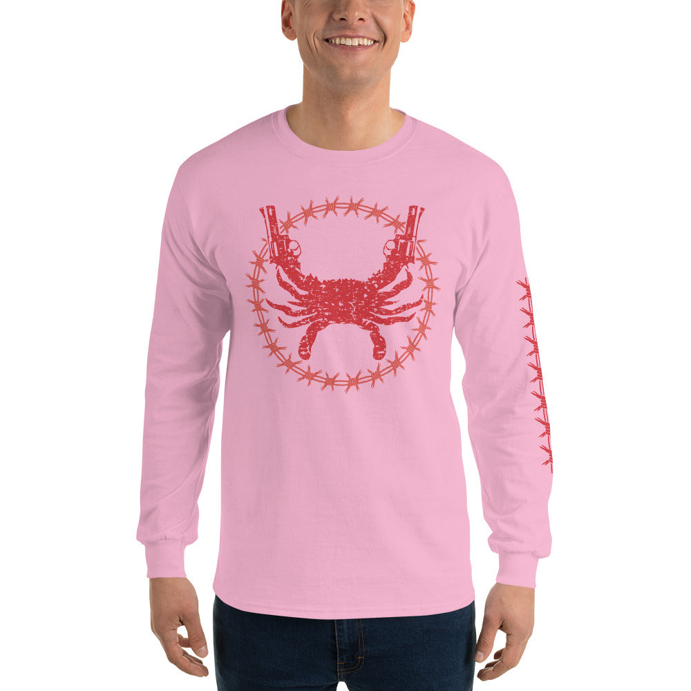 Protect Then Sleeve(Red Ink) Long Sleeve Shirt