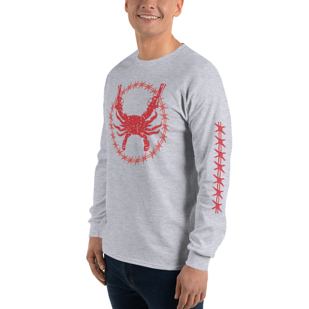 Protect Then Sleeve(Red Ink) Long Sleeve Shirt