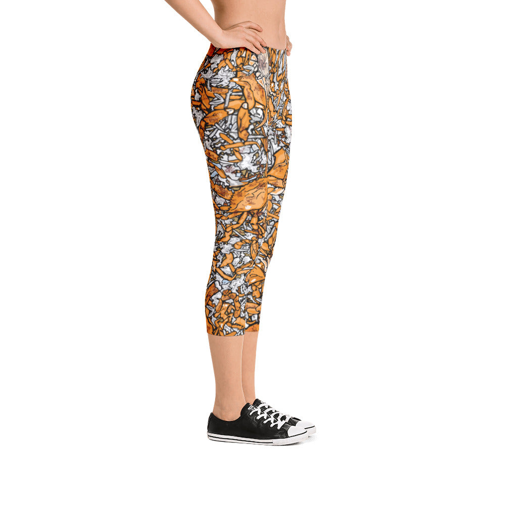 Picked Crab Capri Leggings
