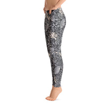 Live Crab Leggings in Black and White