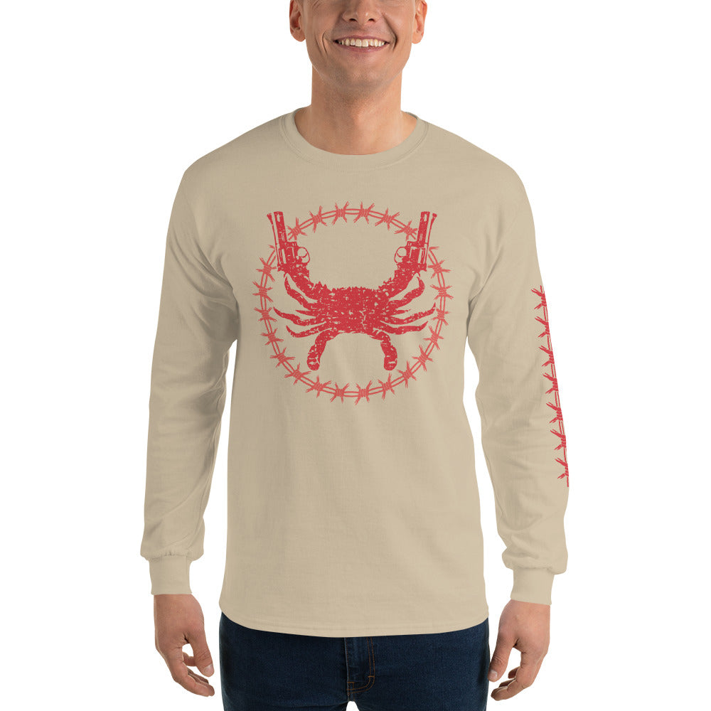 Protect Then Sleeve(Red Ink) Long Sleeve Shirt